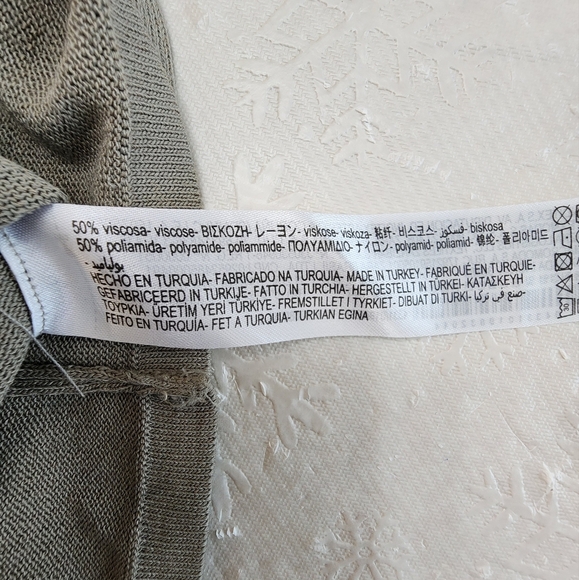 Zara Size L dress Knit With Side Slits With Drawstrings - Picture 8 of 10